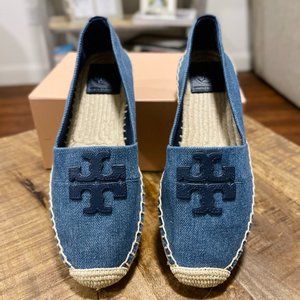 Tory Burch Espadrilles Denim Shoes for Women, NWOT